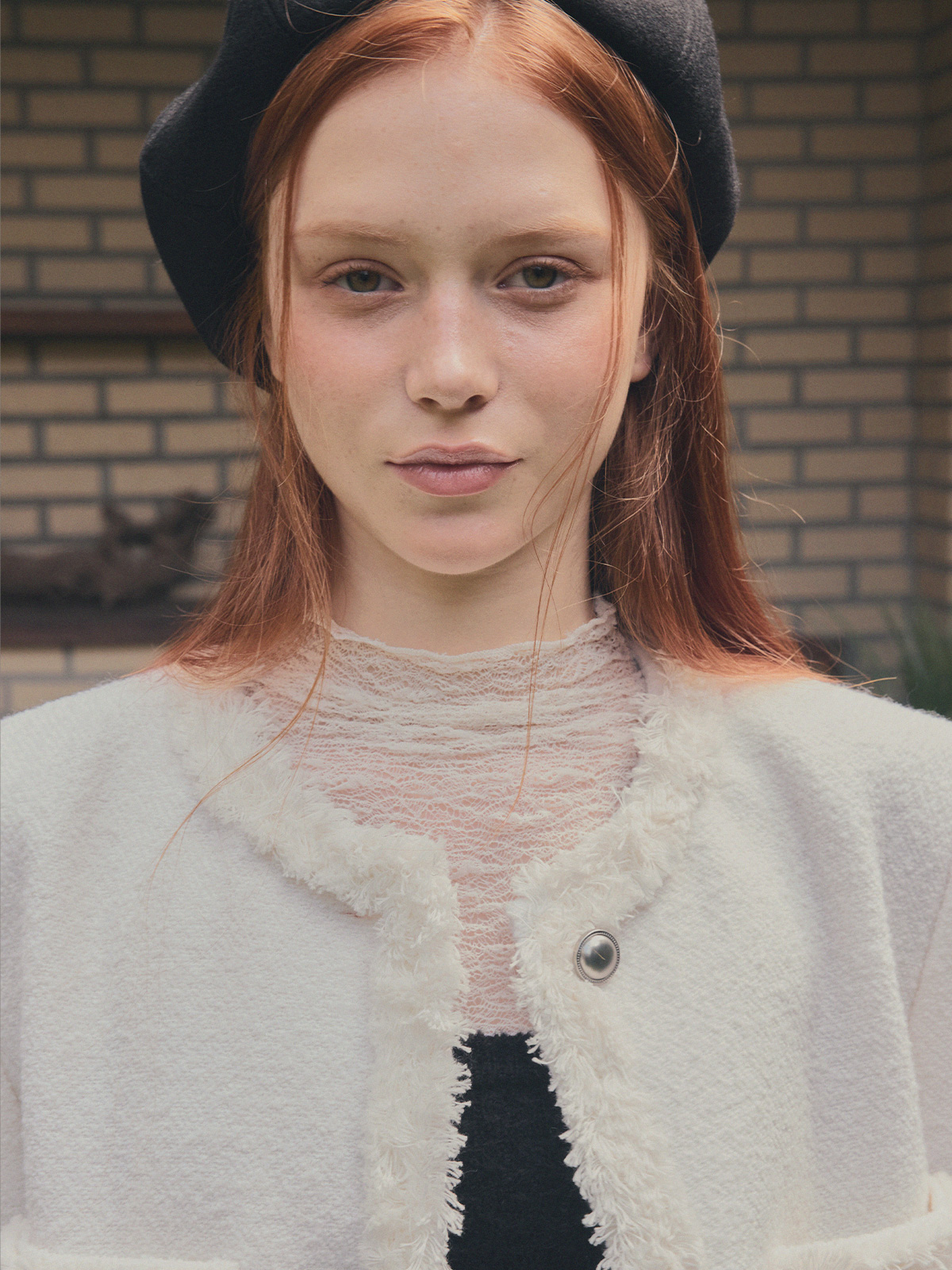 Roer Pocket Fringe Tweed Jacket
