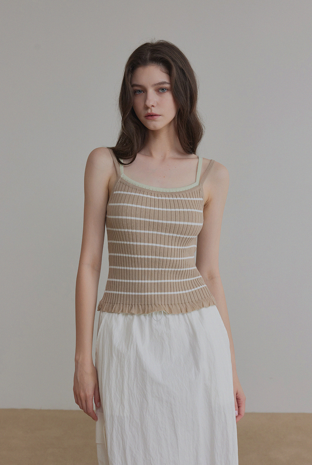 Zdel Stripe Knit Sleeveless | ファッション通販サイト NUGU