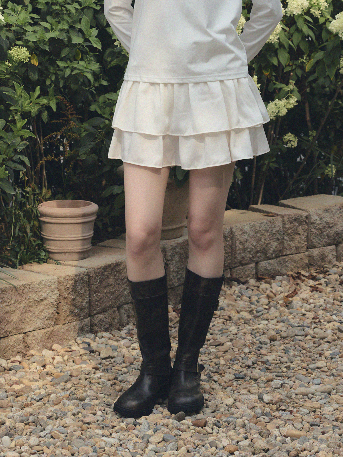 Daisy Tiered Mini Skirt