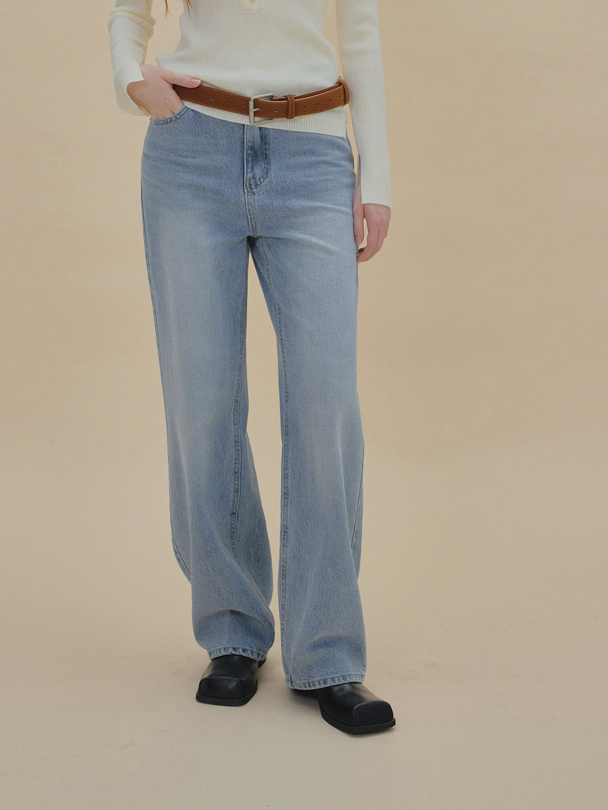 Eolb Light Wide Denim Pants