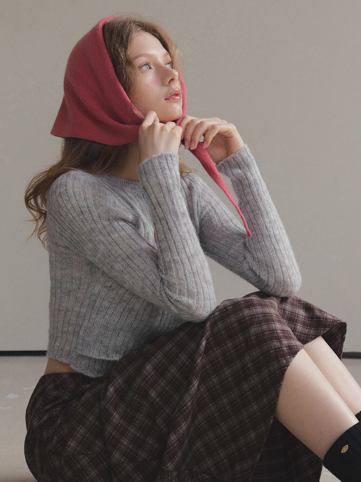 Kinel Two-Way Knit Scarf
