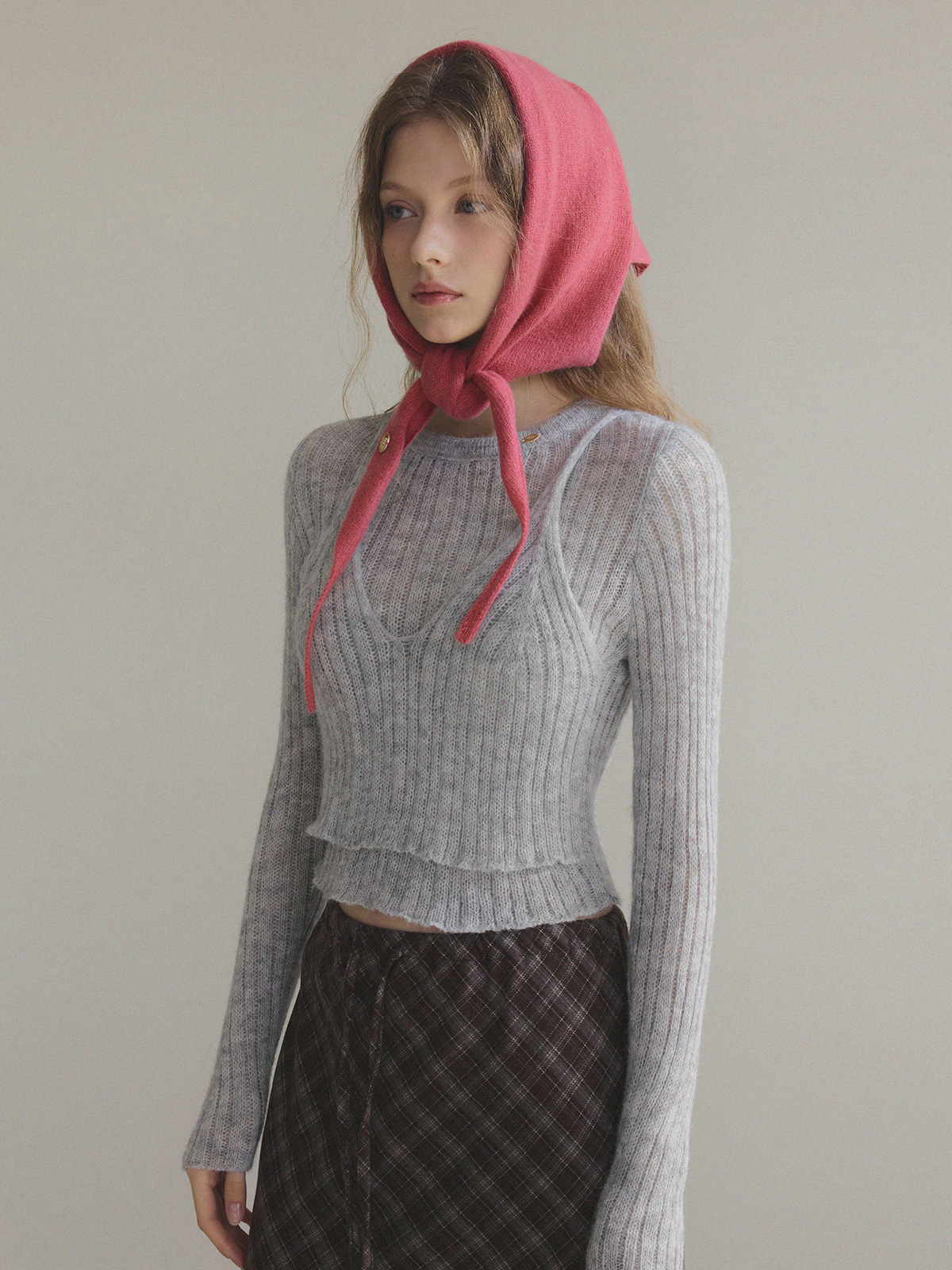Kinel Two-Way Knit Scarf