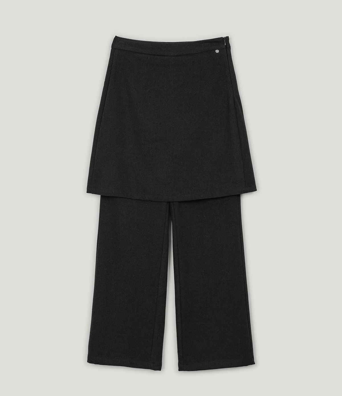 Deril Layered Skirt Wide Long Pants