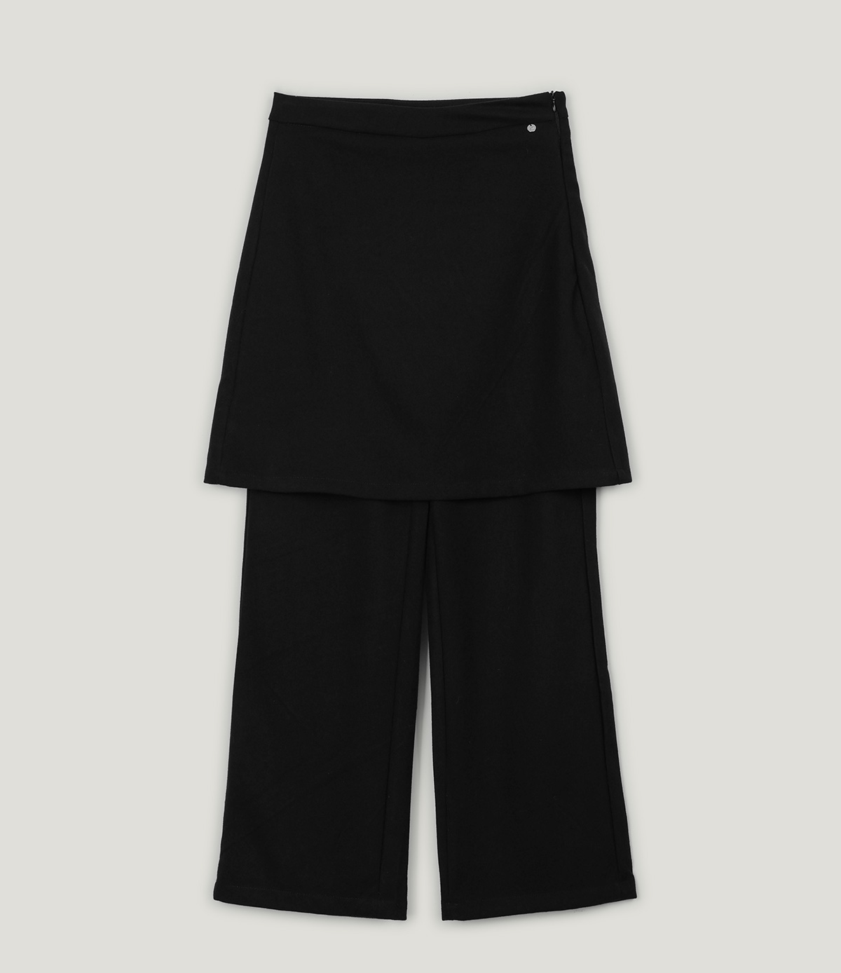 Deril Layered Skirt Wide Long Pants