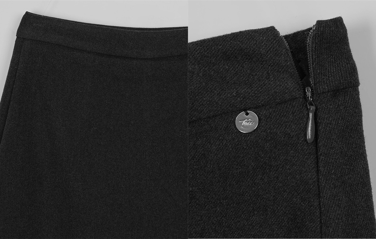 Deril Layered Skirt Wide Long Pants
