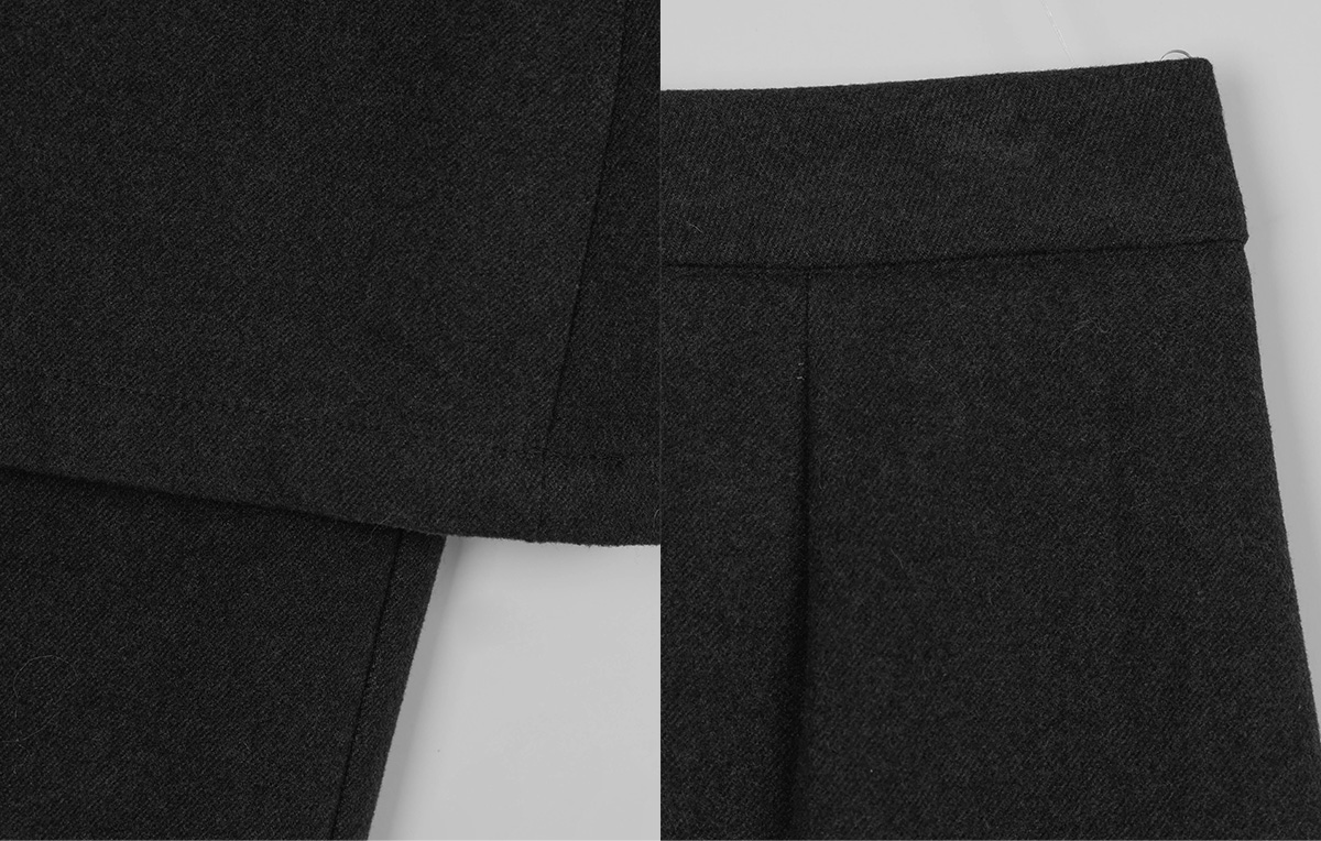 Deril Layered Skirt Wide Long Pants