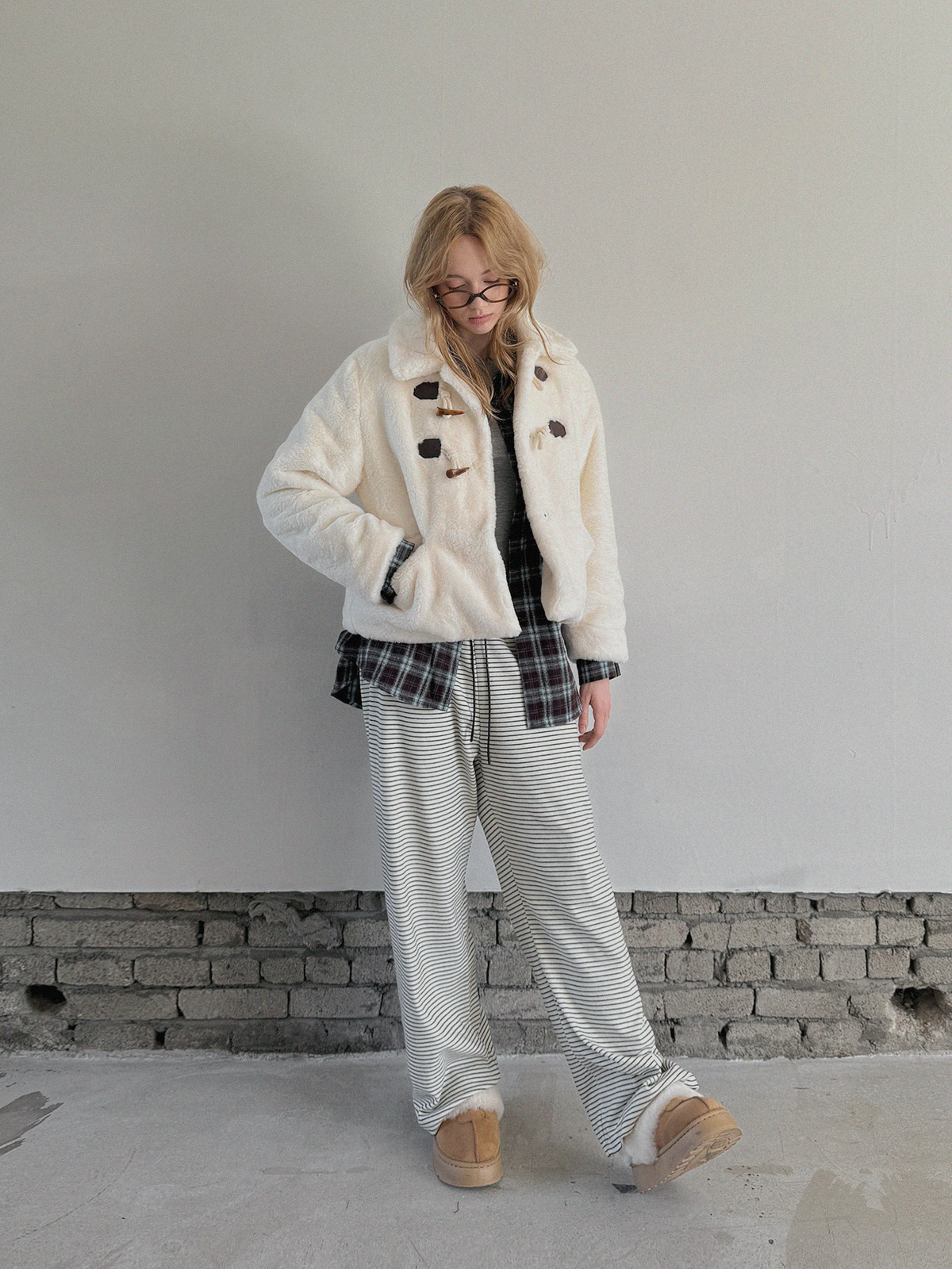 Linton Toggle Fur Jacket