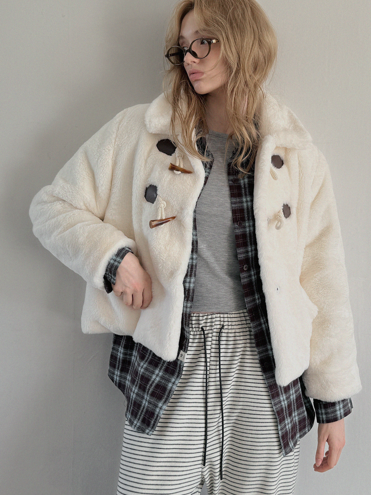 Linton Toggle Fur Jacket