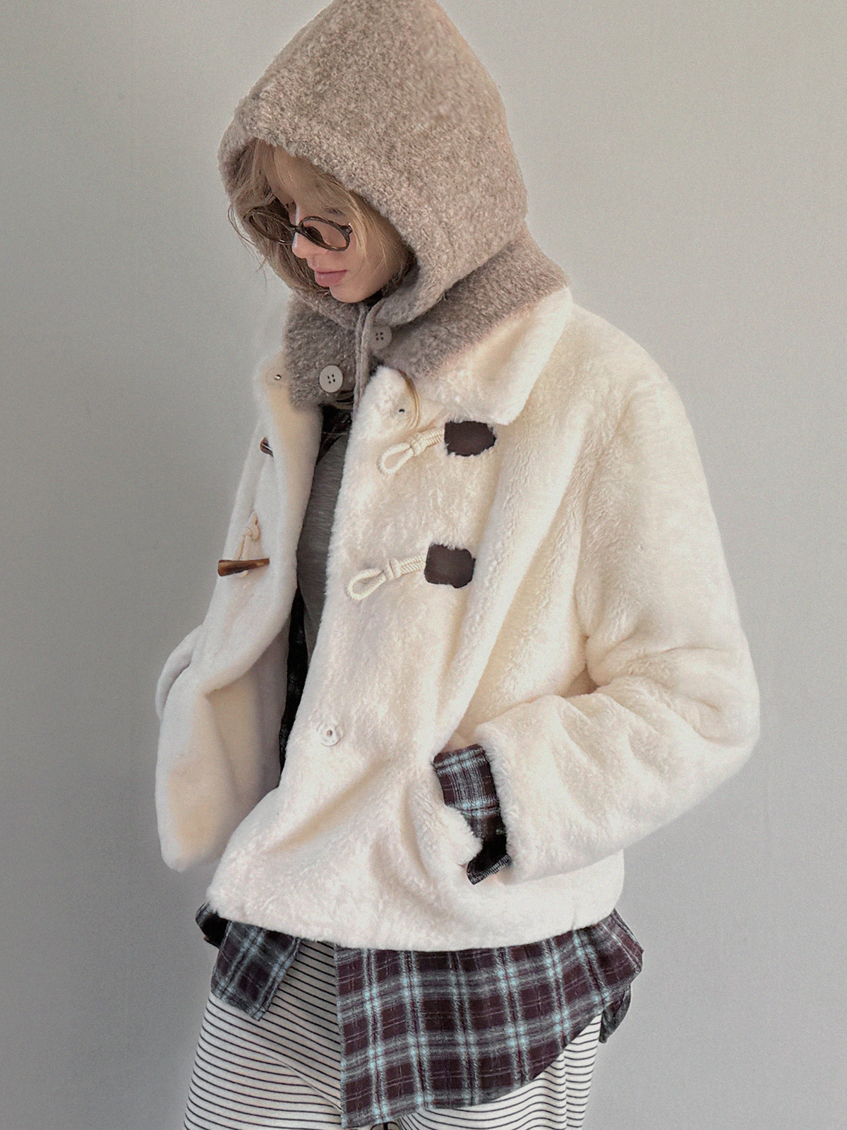 Linton Toggle Fur Jacket