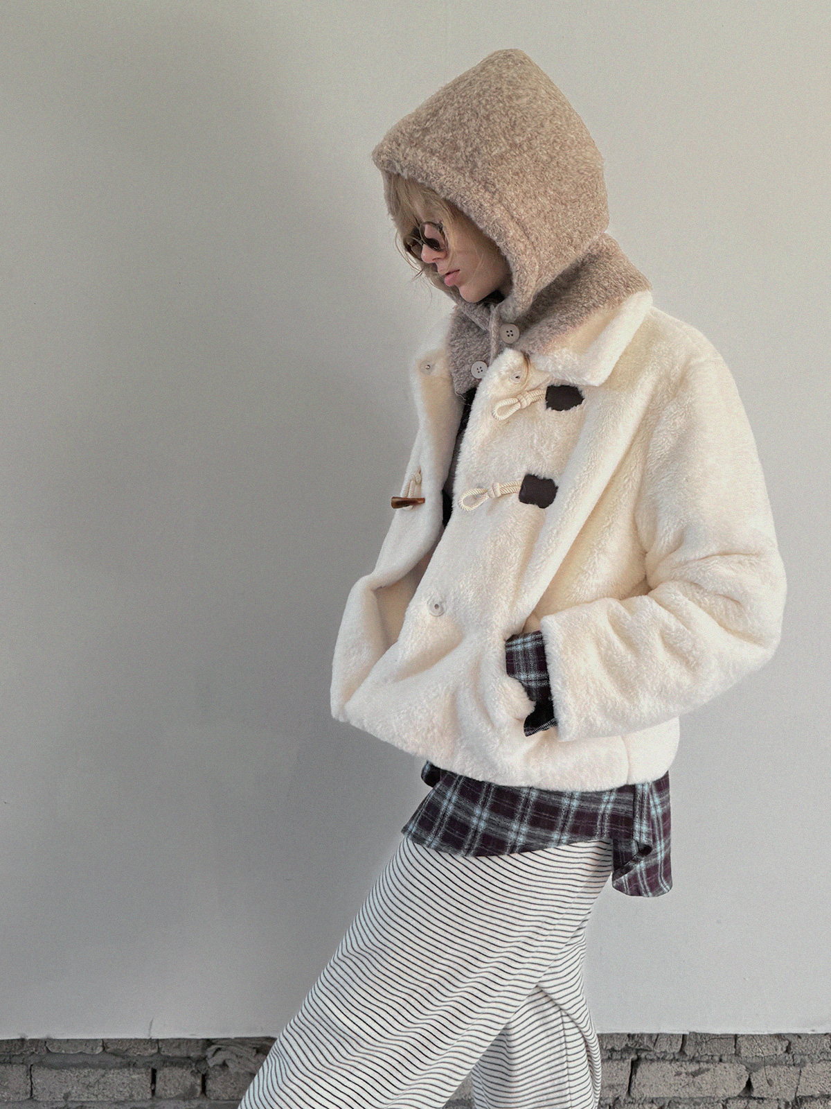 Linton Toggle Fur Jacket
