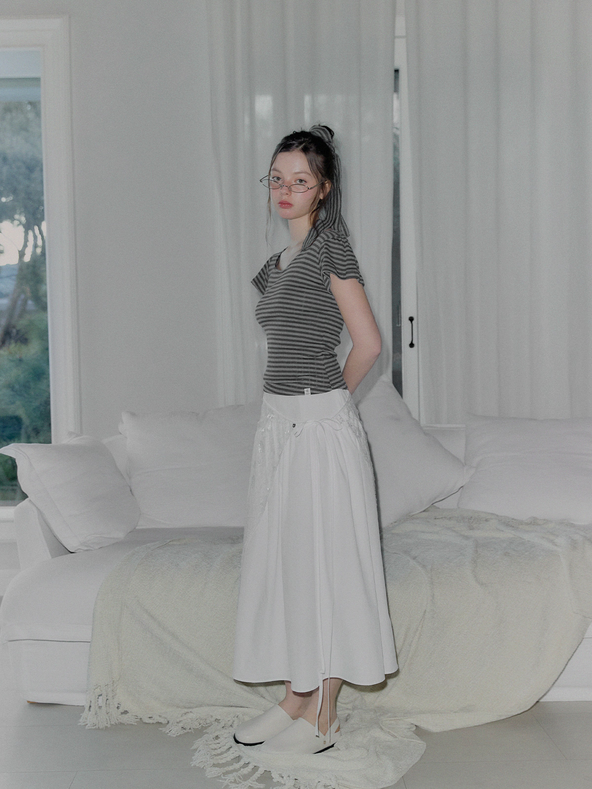 Duke Flare Long Skirt