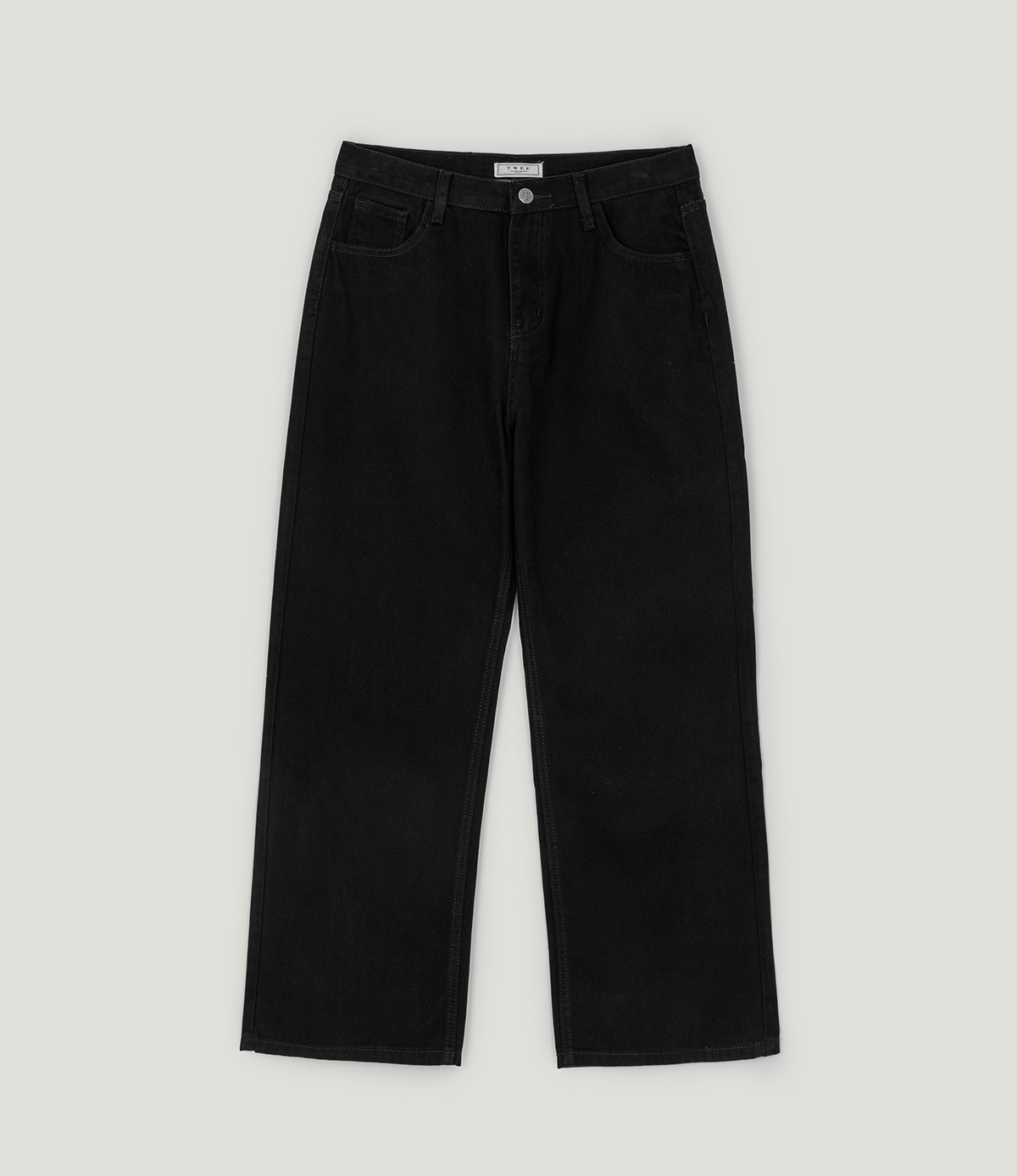 TWEE Pellit basic semi-wide long pants - Product detail view
