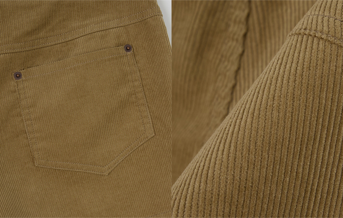 TWEE Nutt big pocket corduroy shorts - Fabric and construction close-up