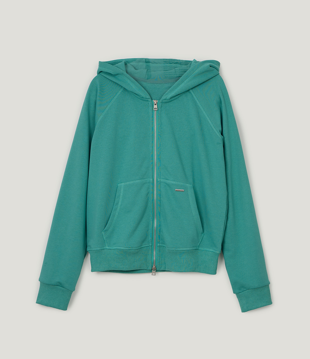 TWEE Wedgis mint hood zip-up - Product detail view