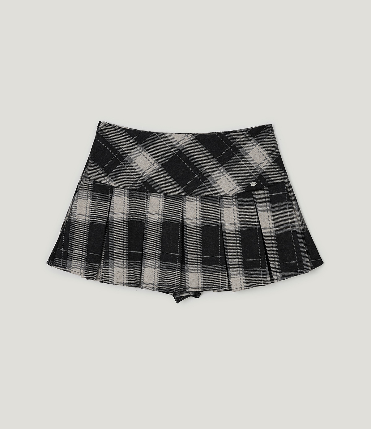 TWEE Rezon check pleated mini skirt - Product detail view