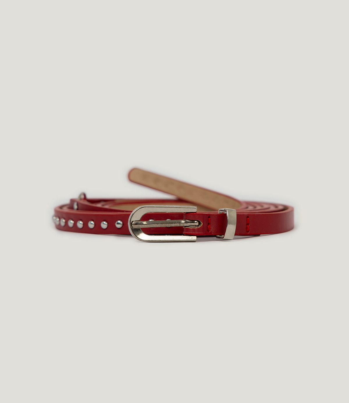 TWEE Polki stud thin double long belt - Product detail view