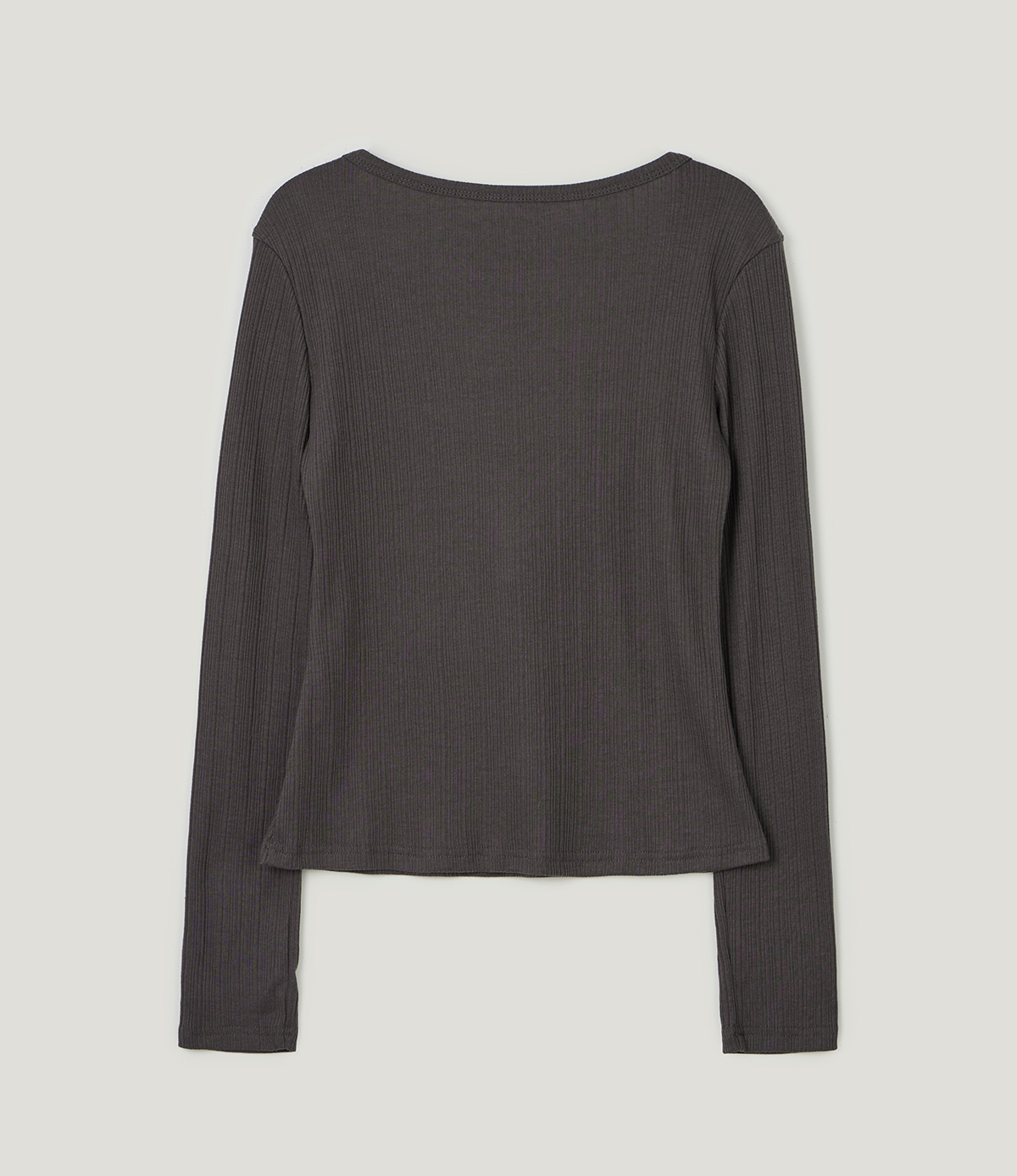 TWEE Runki layered button long sleeve T-shirt - Product detail view