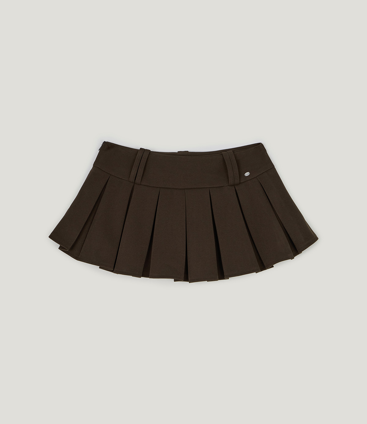 TWEE Hesi suede pleated mini skirt - Product detail view