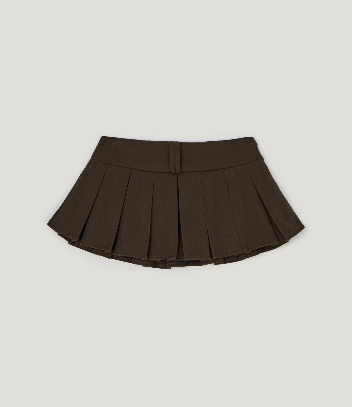 TWEE Hesi suede pleated mini skirt - Product detail view