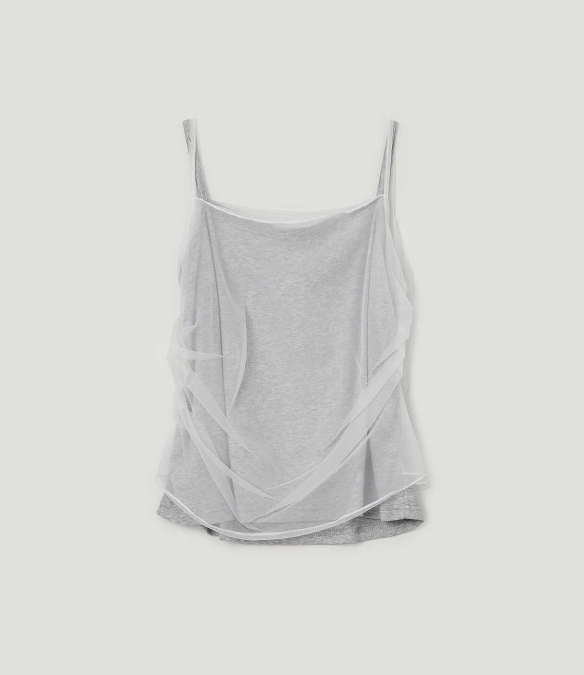 TWEE Bern organza sleeveless long sleeve T-shirt set - Product detail view