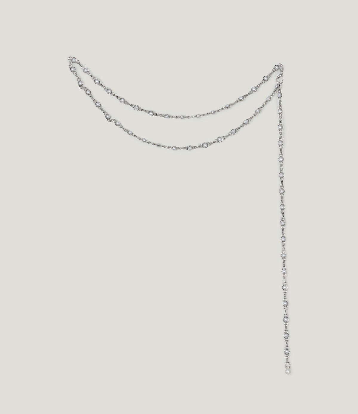 TWEE Rose pearl ring chain belt - Product detail view