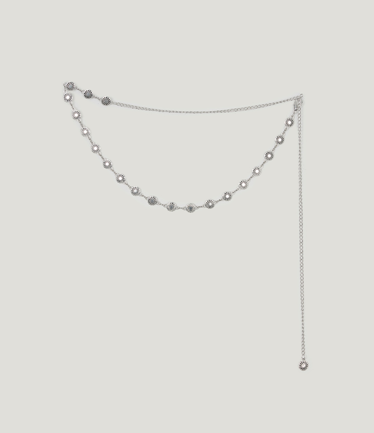 TWEE Shasta daisy pendant chain belt - Product detail view