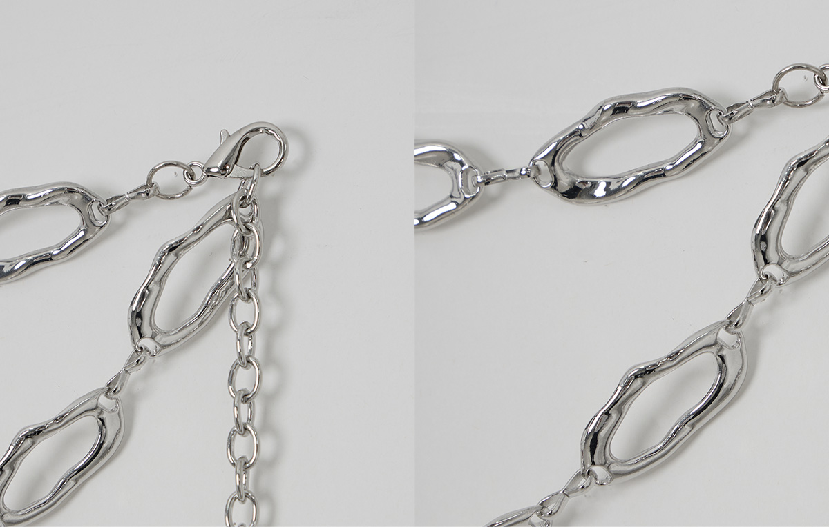 TWEE Kochel wave ring chain belt - Fabric and construction close-up