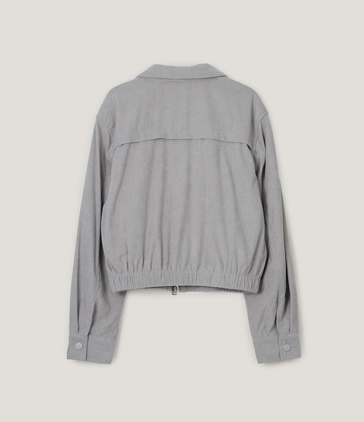 TWEE Bent corduroy collar long sleeve jacket - Product detail view