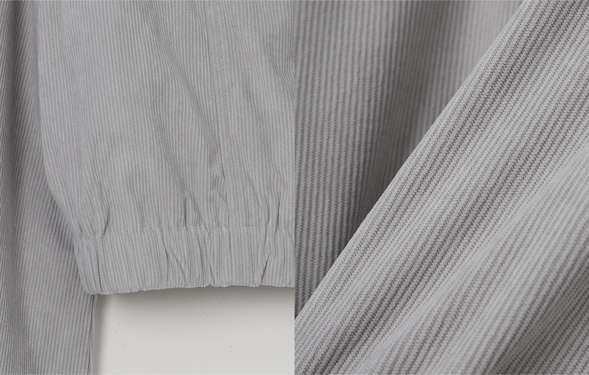 TWEE Bent corduroy collar long sleeve jacket - Product detail view