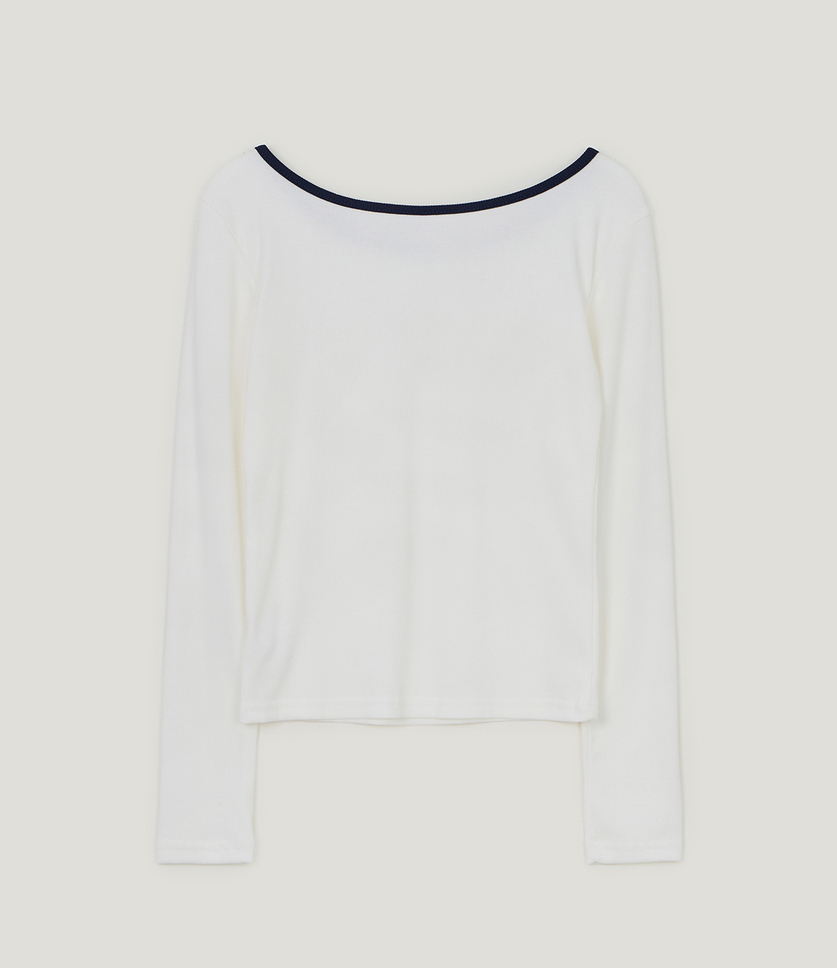TWEE Roizen contrast sleeveless long sleeve T-shirt set - Product detail view