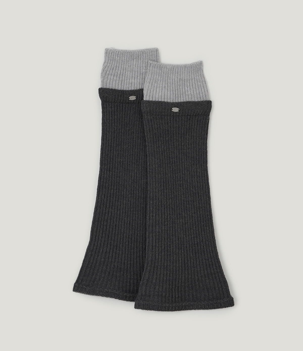 TWEE Riol contrast knit leg warmers - Product detail view