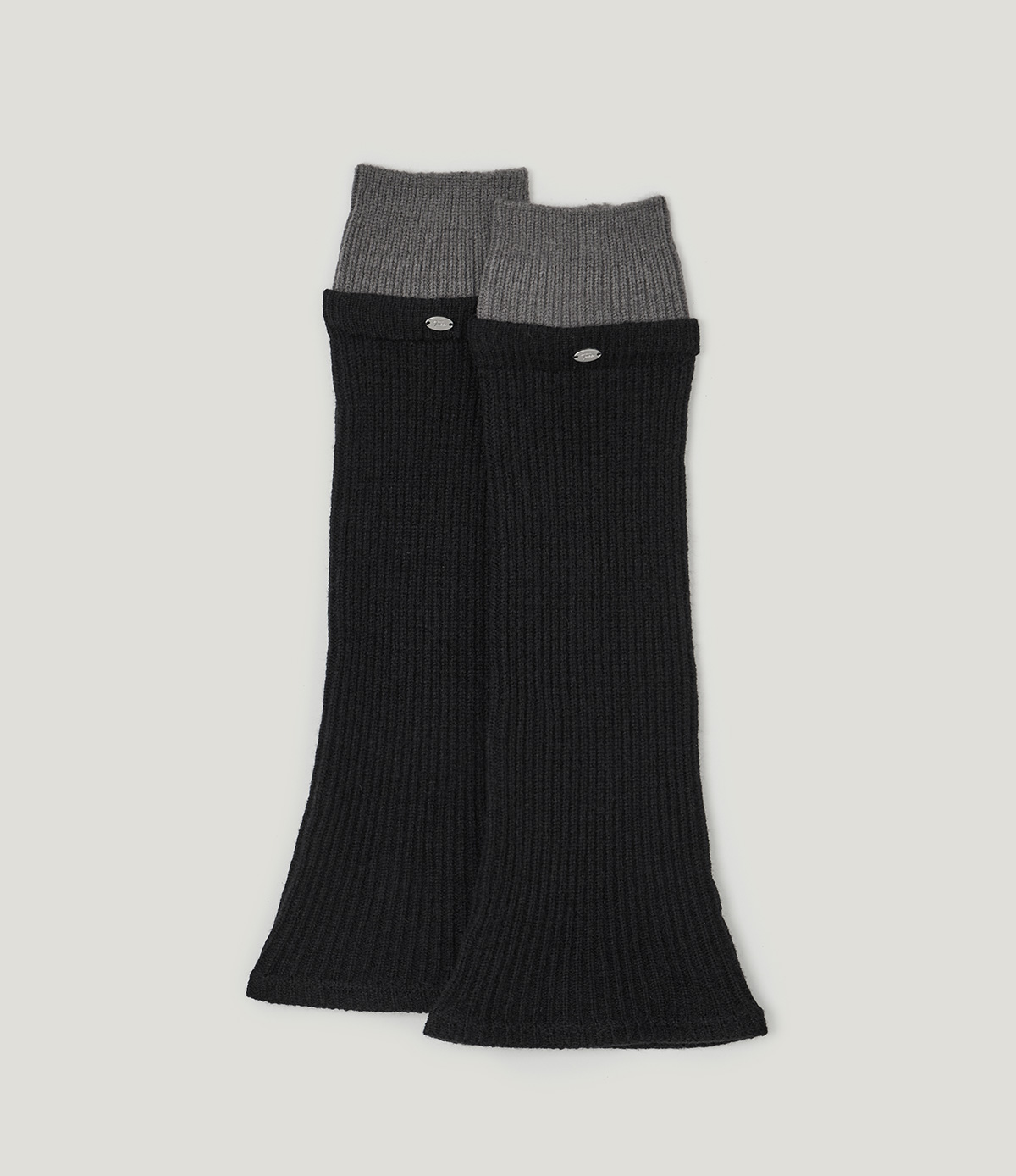 TWEE Riol contrast knit leg warmers - Product detail view
