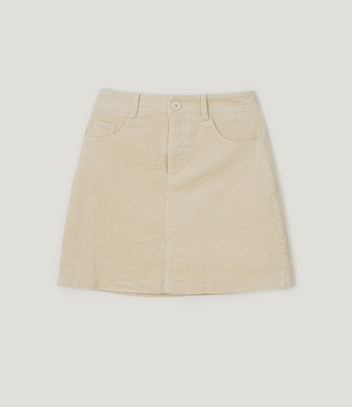 TWEE Morem basic corduroy mini skirt - Product detail view