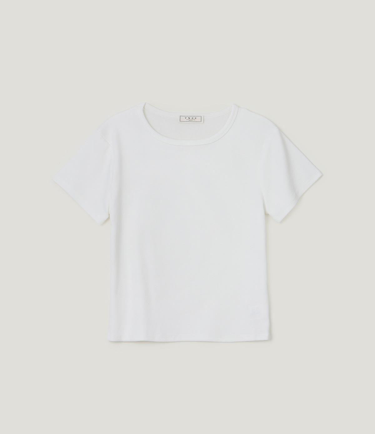 TWEE Orin vintage round neck short sleeve T-shirt - Product detail view