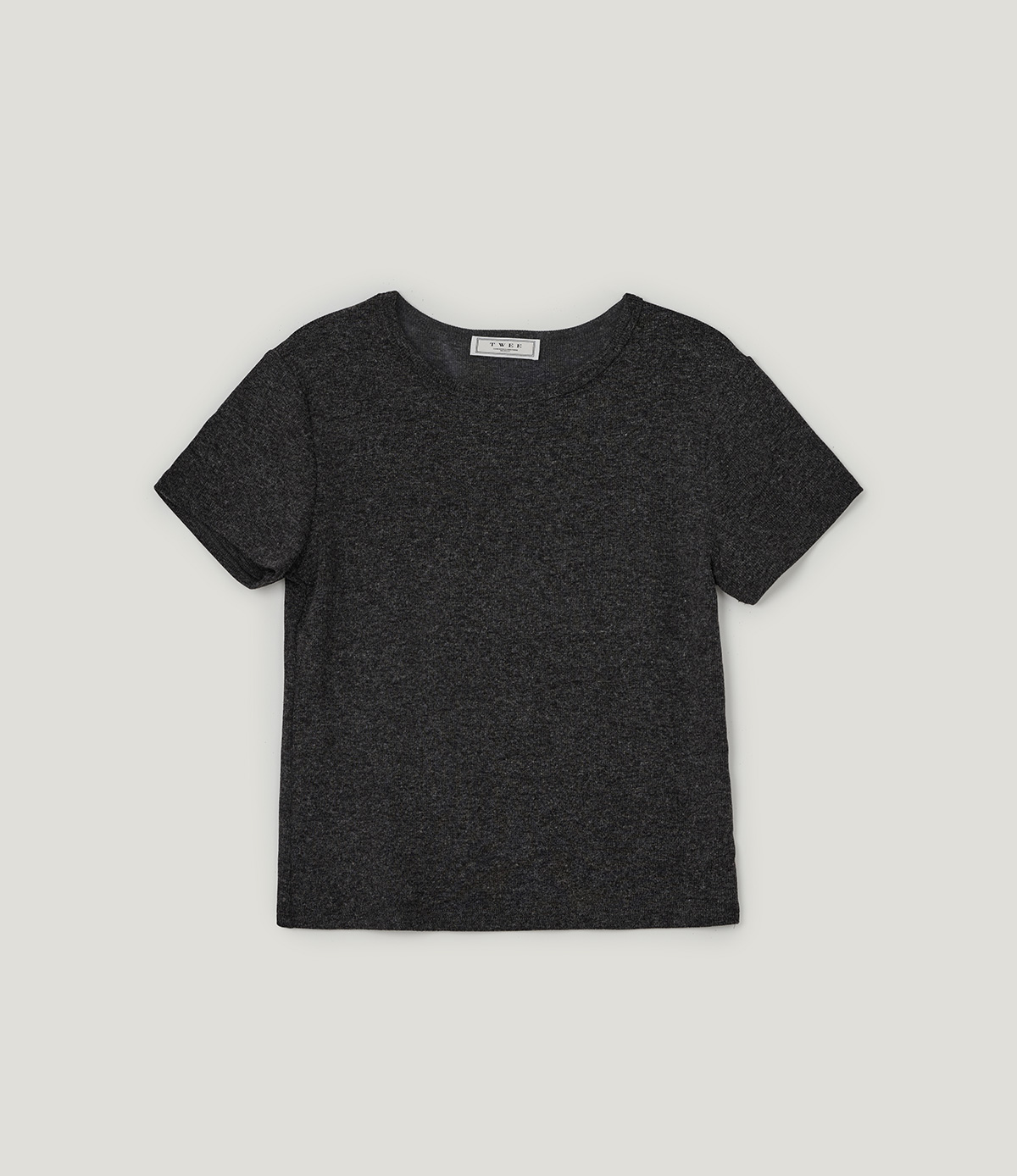 TWEE Orin vintage round neck short sleeve T-shirt - Product detail view
