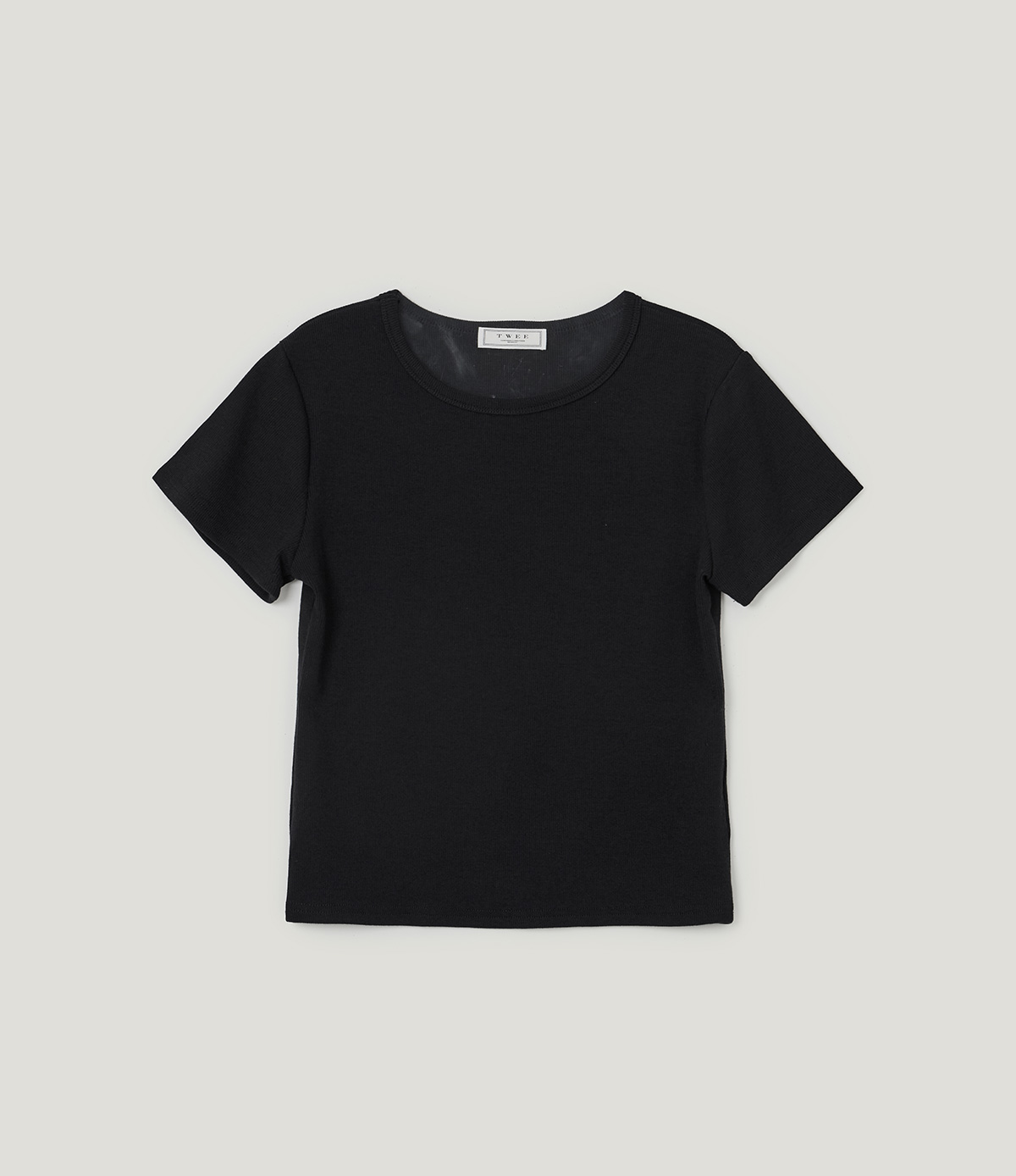 TWEE Orin vintage round neck short sleeve T-shirt - Product detail view