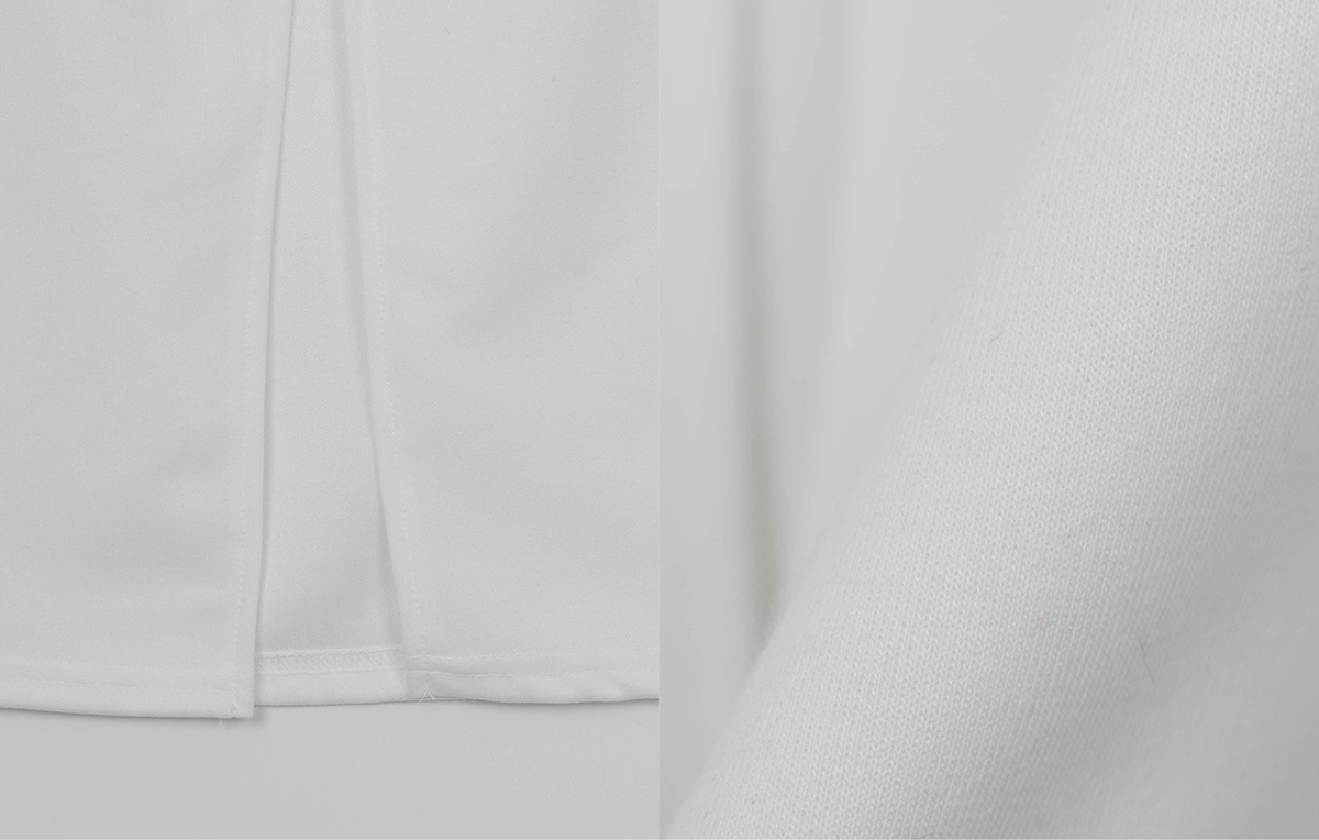 TWEE Tini folding front slit long skirt - Product detail view