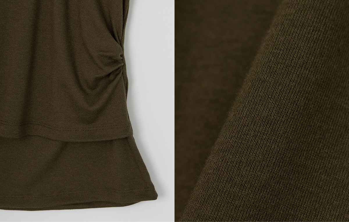 TWEE Pontis halter layered long sleeve T-shirt - Product detail view