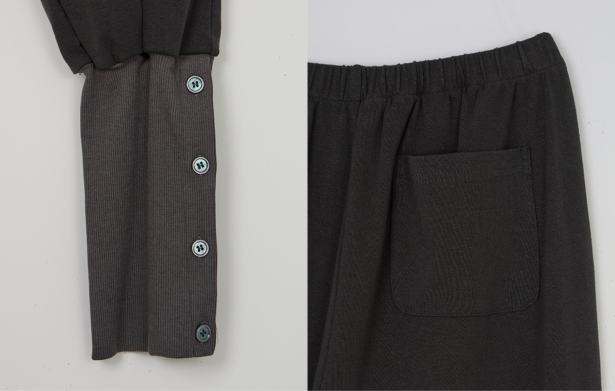 TWEE Zsen button banding harem pants - Product detail view