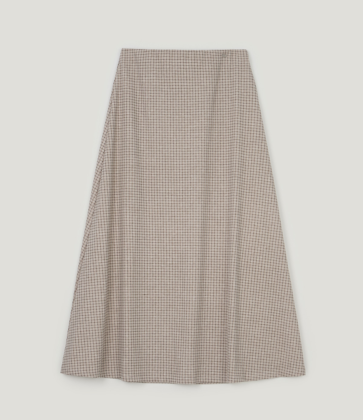 TWEE Pose check banding long skirt - Product detail view