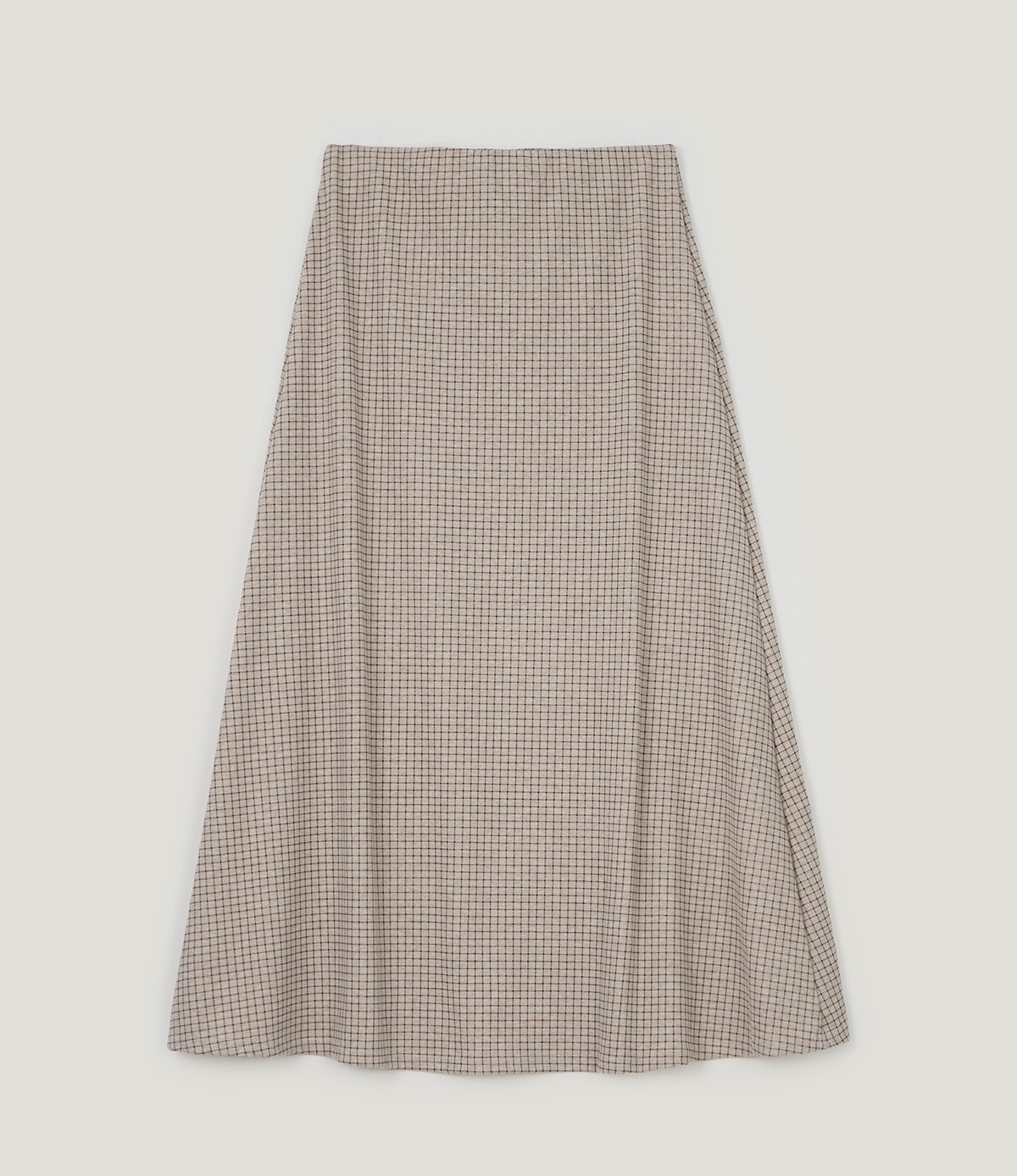 TWEE Pose check banding long skirt - Product detail view