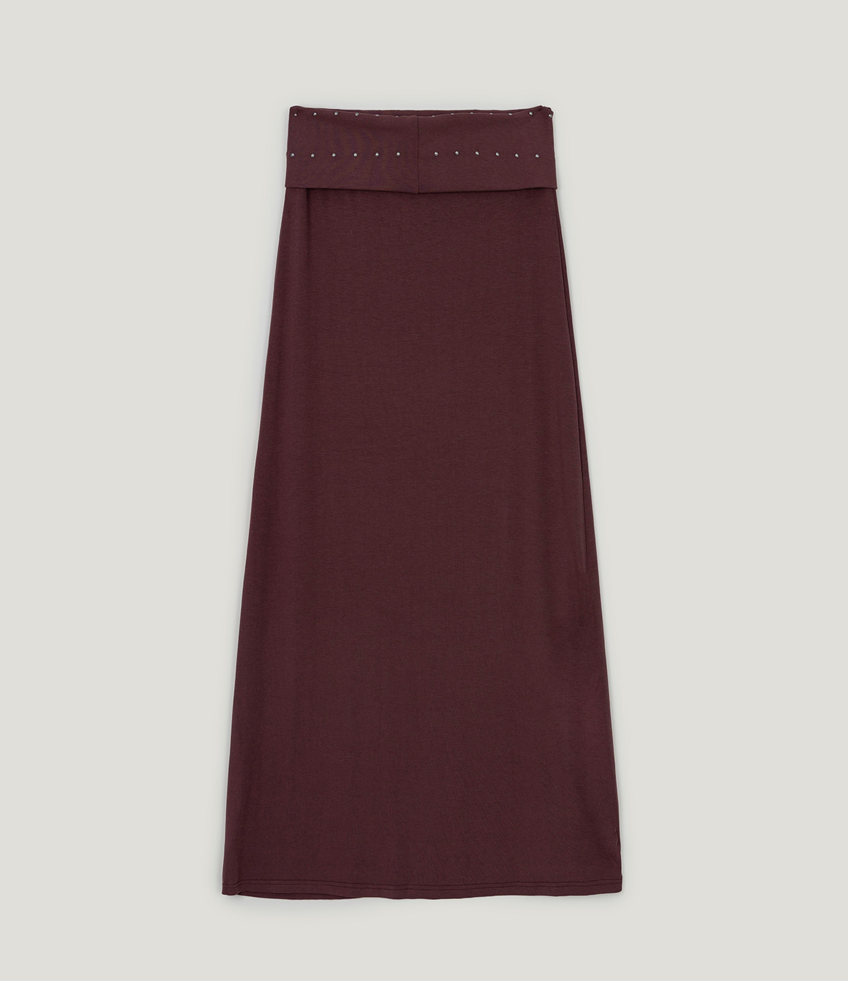 TWEE Nego stud folding maxi long skirt - Product detail view