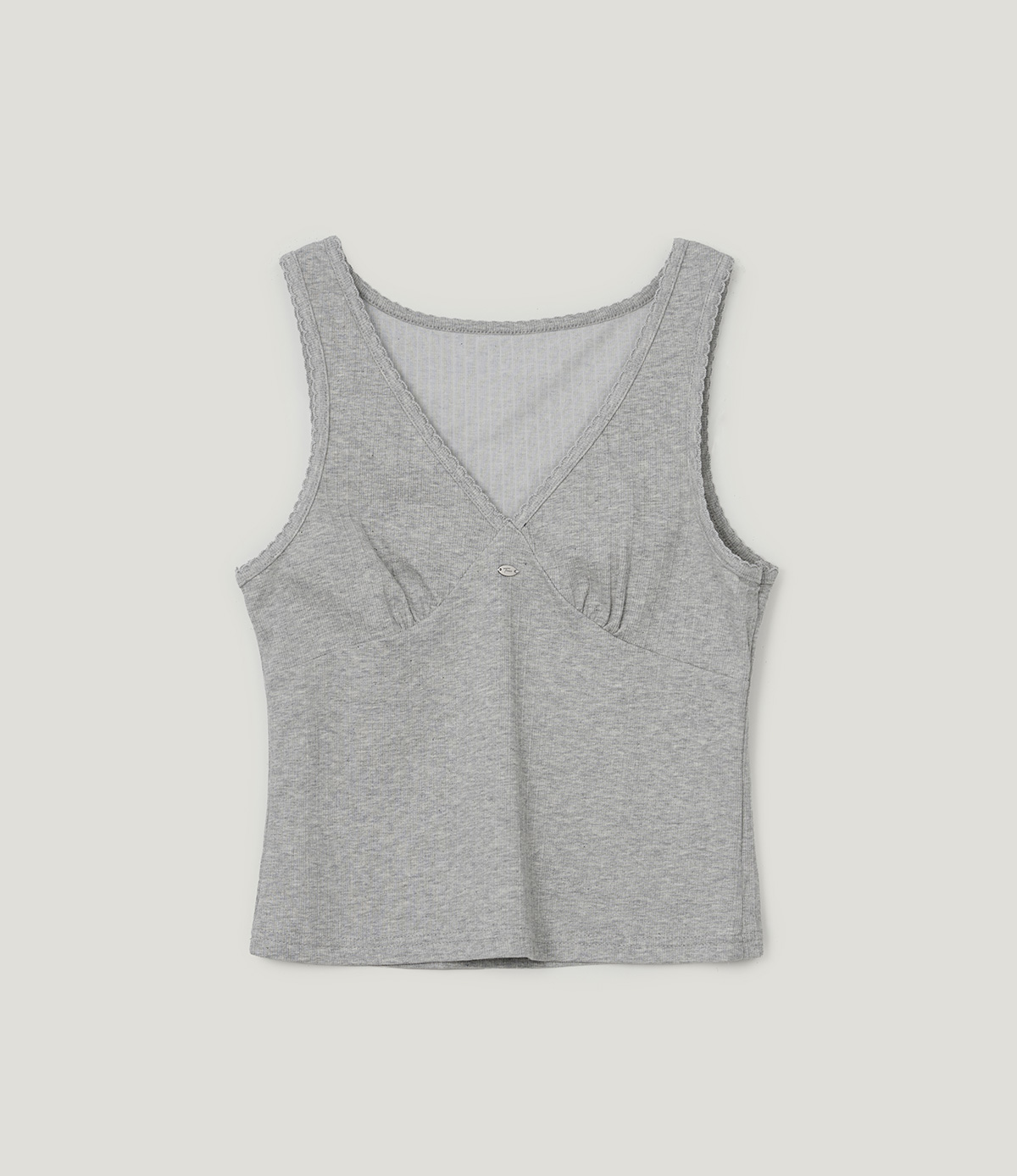TWEE Bokle lace sleeveless long sleeve T-shirt set - Product detail view