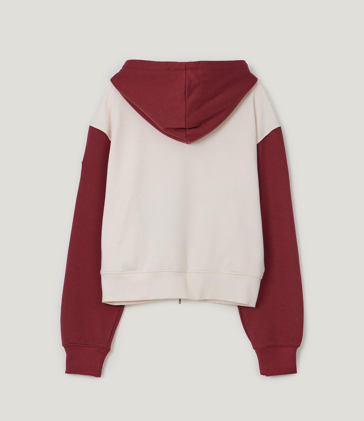 TWEE Clone patch contrast hood zip-up - Product detail view