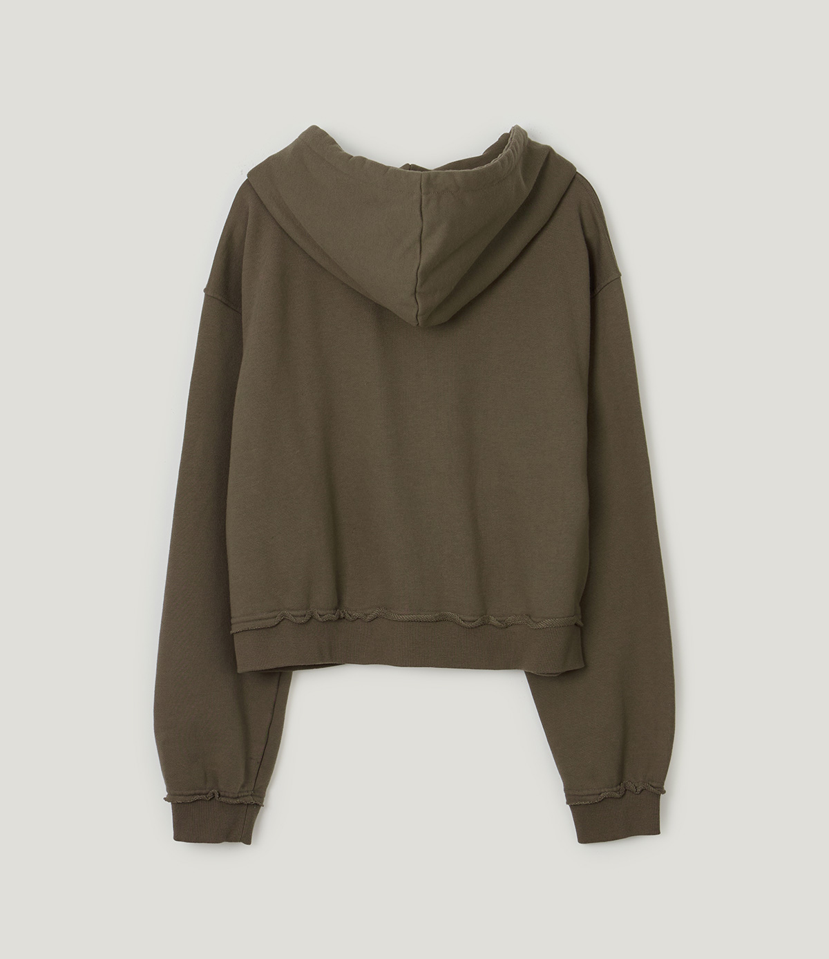 TWEE Revet stud hood zip-up - Product detail view