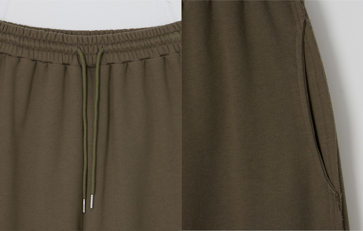 TWEE Reven stud banding long sweatpants - Product detail view