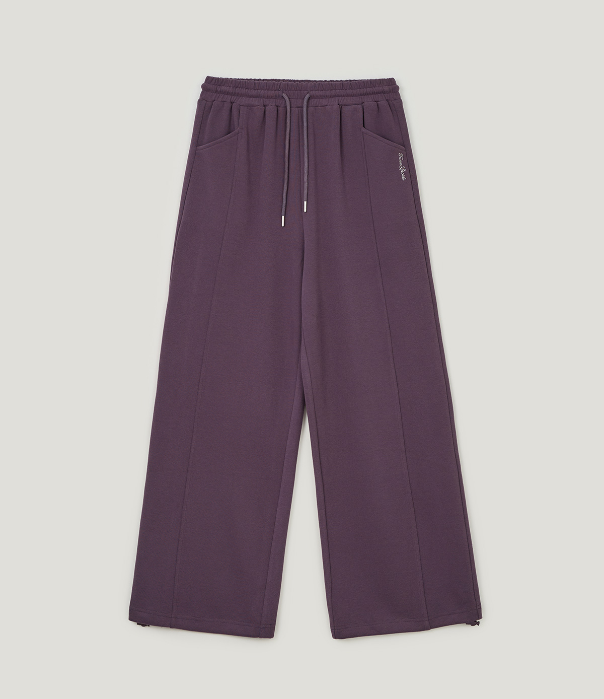 TWEE Med panel banding long sweatpants - Product detail view