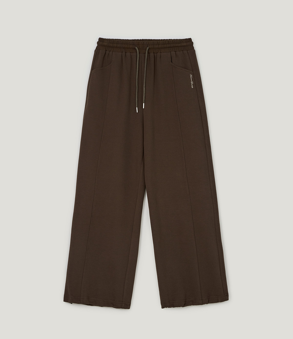 TWEE Med panel banding long sweatpants - Product detail view