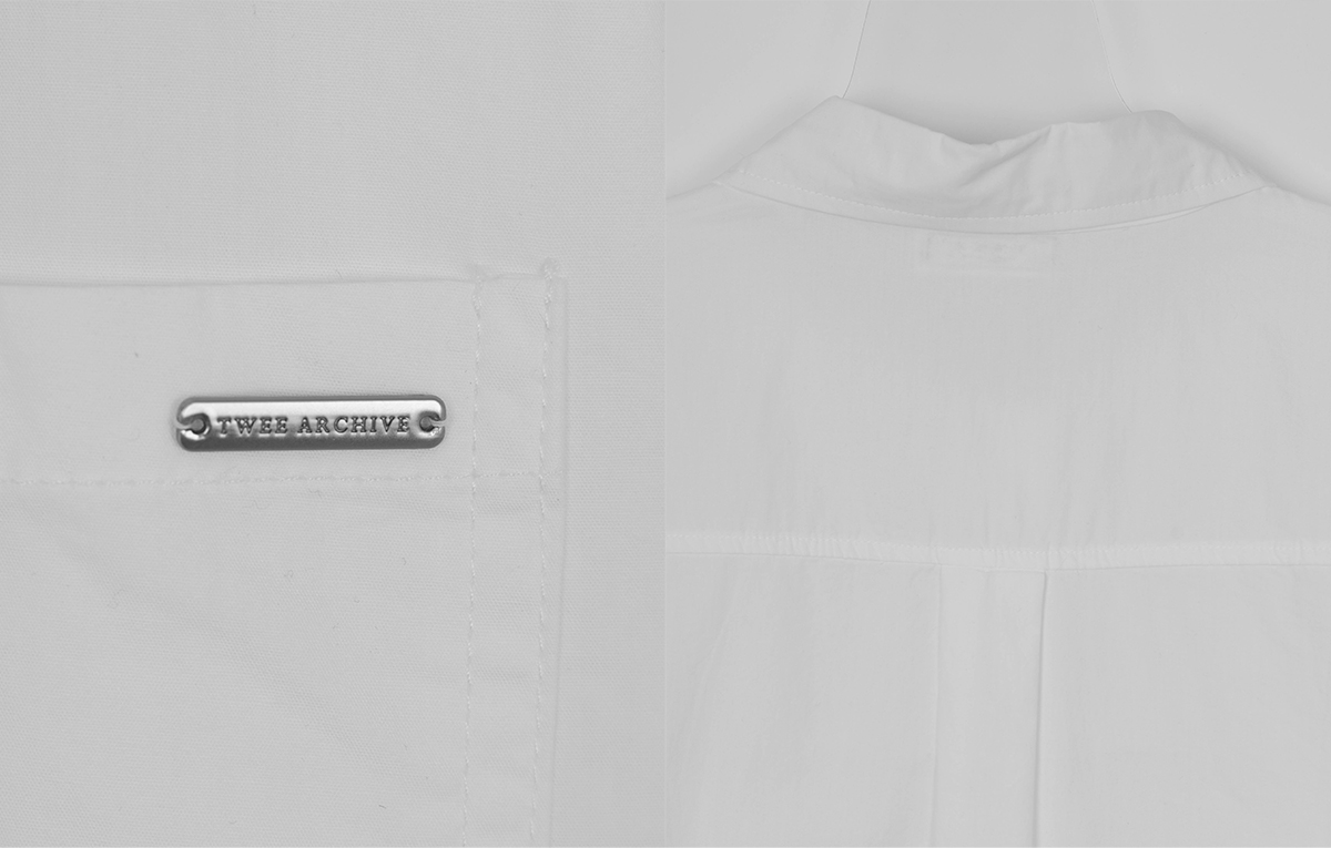 TWEE Patter basic pocket long sleeve shirt - Product detail view