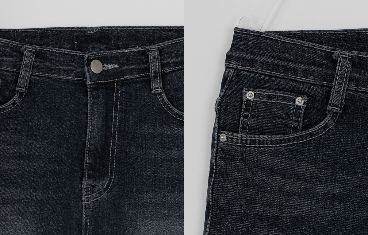 TWEE Dezel washed capri denim pants - Product detail view